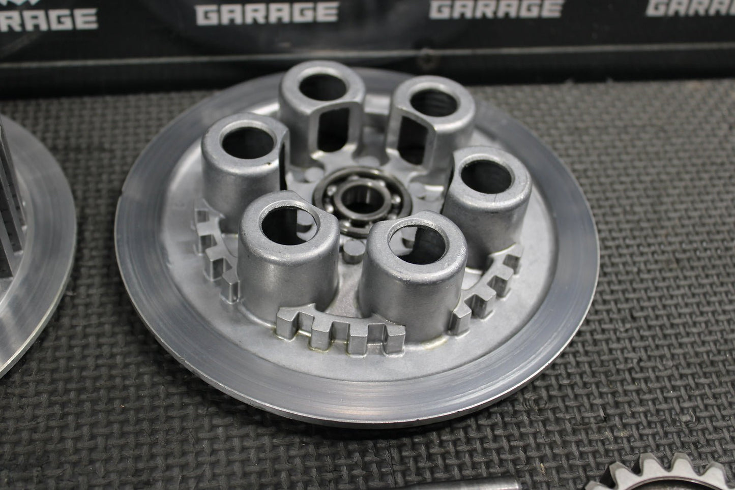 1991 Kawasaki KDX250 OEM Complete Clutch W Plates Basket Hub - hggarage