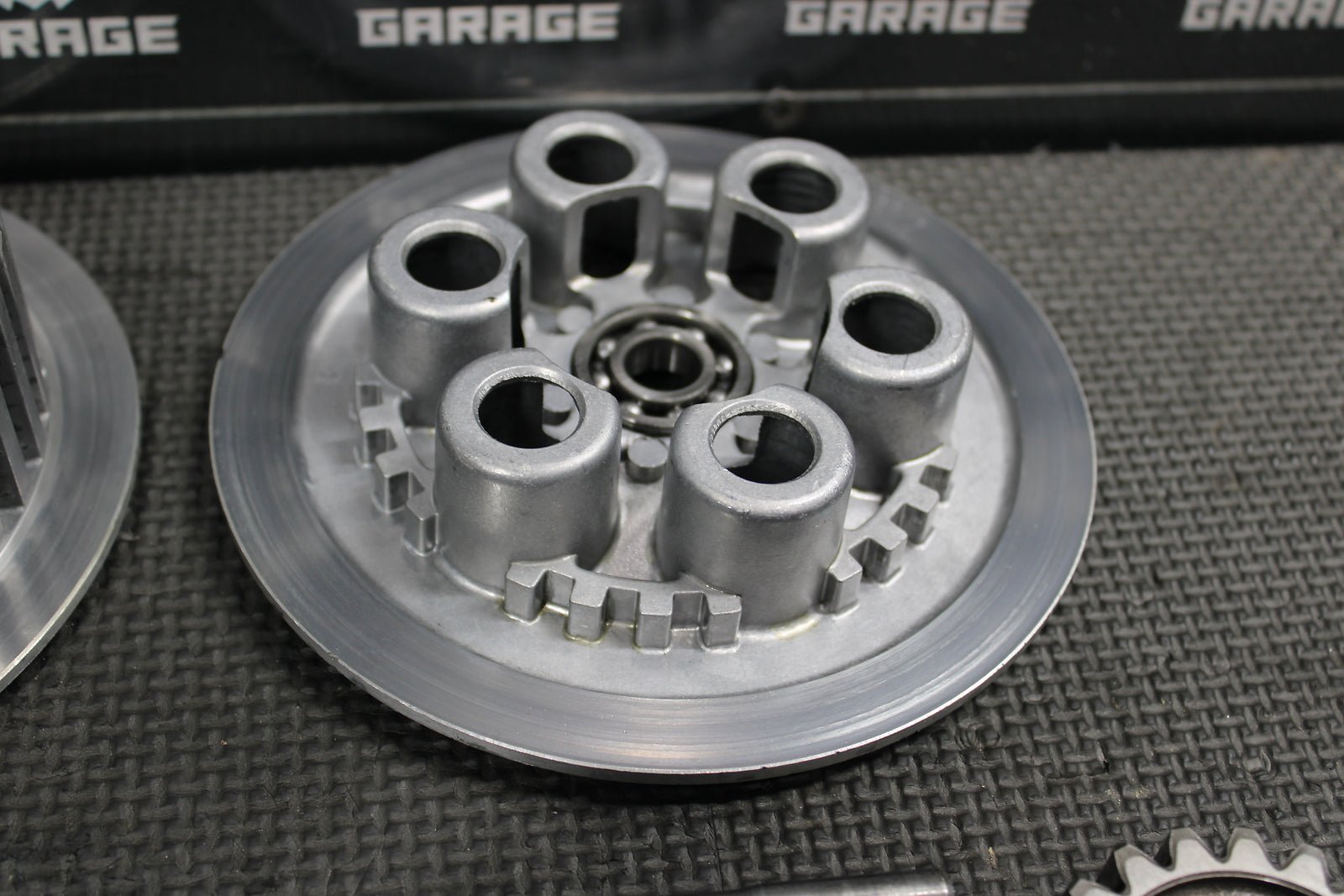 1991 Kawasaki KDX250 OEM Complete Clutch W Plates Basket Hub - hggarage