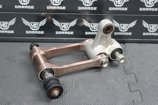 2006 KAWASAKI KX450F OEM REAR SHOCK LINKAGE LINKS BILLET PRO CIRCUIT PULLROD ARM