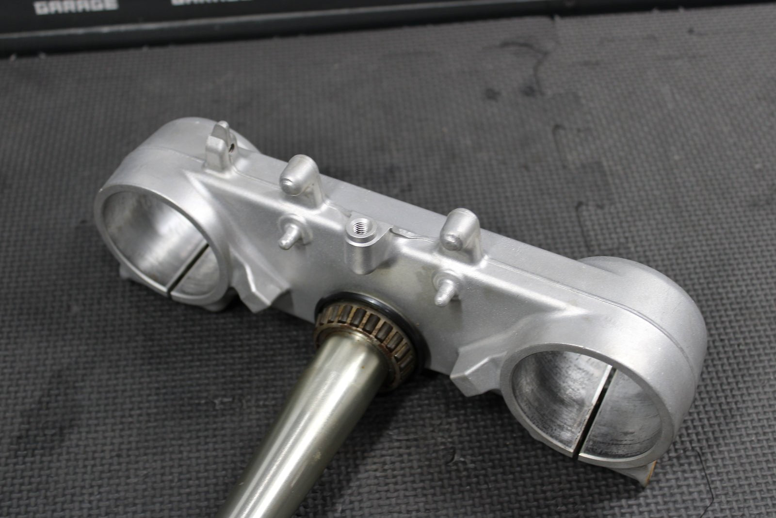 2009 HONDA CRF450R OEM FRONT FORKS LOWER UPPER TRIPLE TREE STEM - hggarage