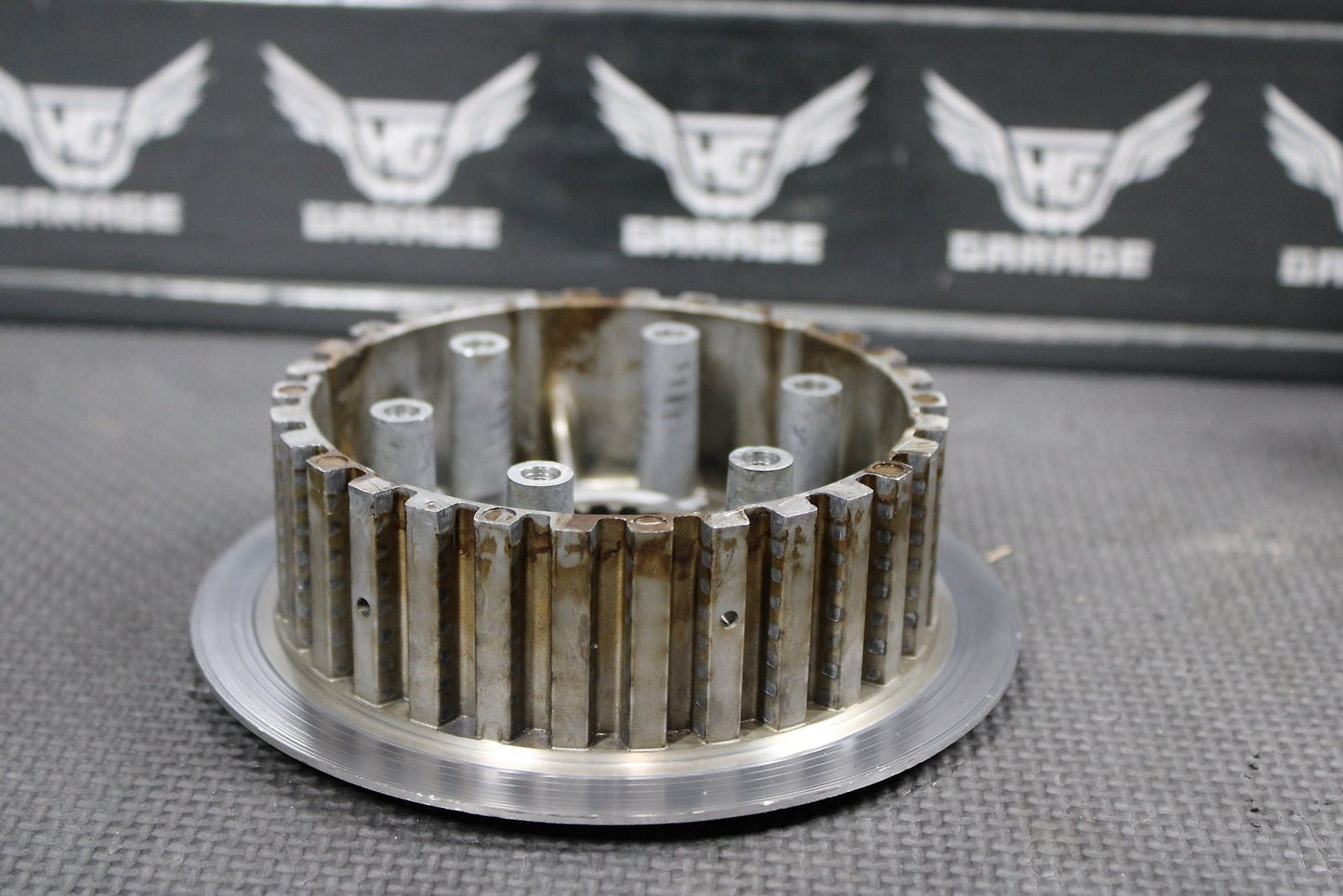 2004 Yamaha WR450F YZ450F OEM Complete Clutch Basket Hub Springs - hggarage