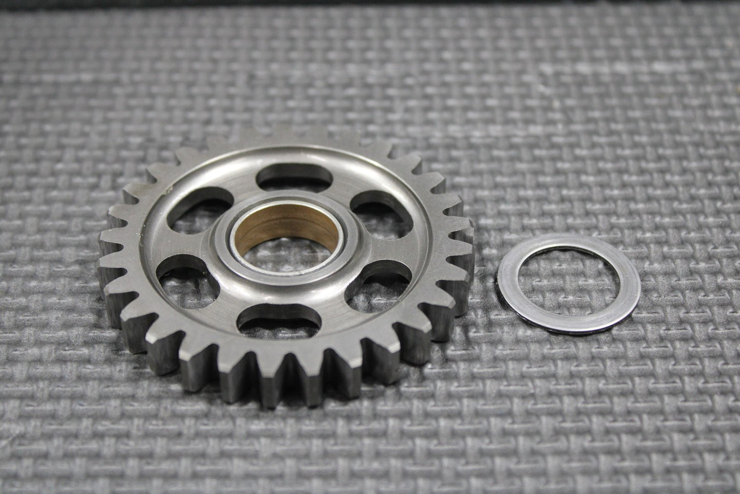 2000 HONDA CR125R OEM KICKSTART KICK START SHAFT W IDLER GEAR BOLT 28210 - KS6 - 700 - hggarage