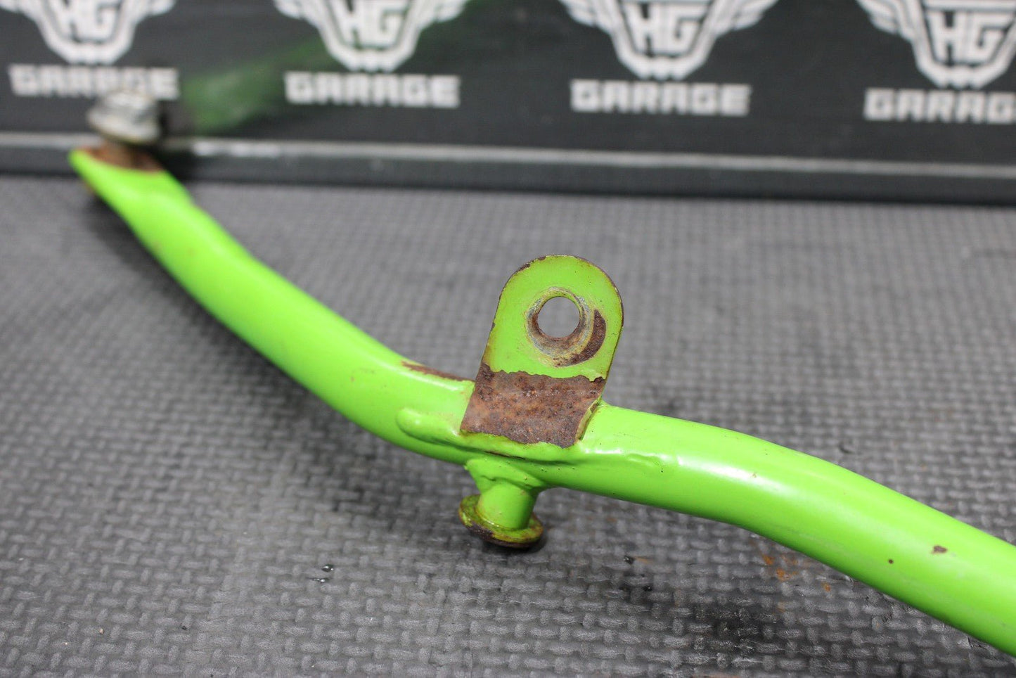 2001 KAWASAKI KX100 KX85 OEM REAR BACK SUB FRAME SUBFRAME 32160 - 1486 - CC GREEN - hggarage