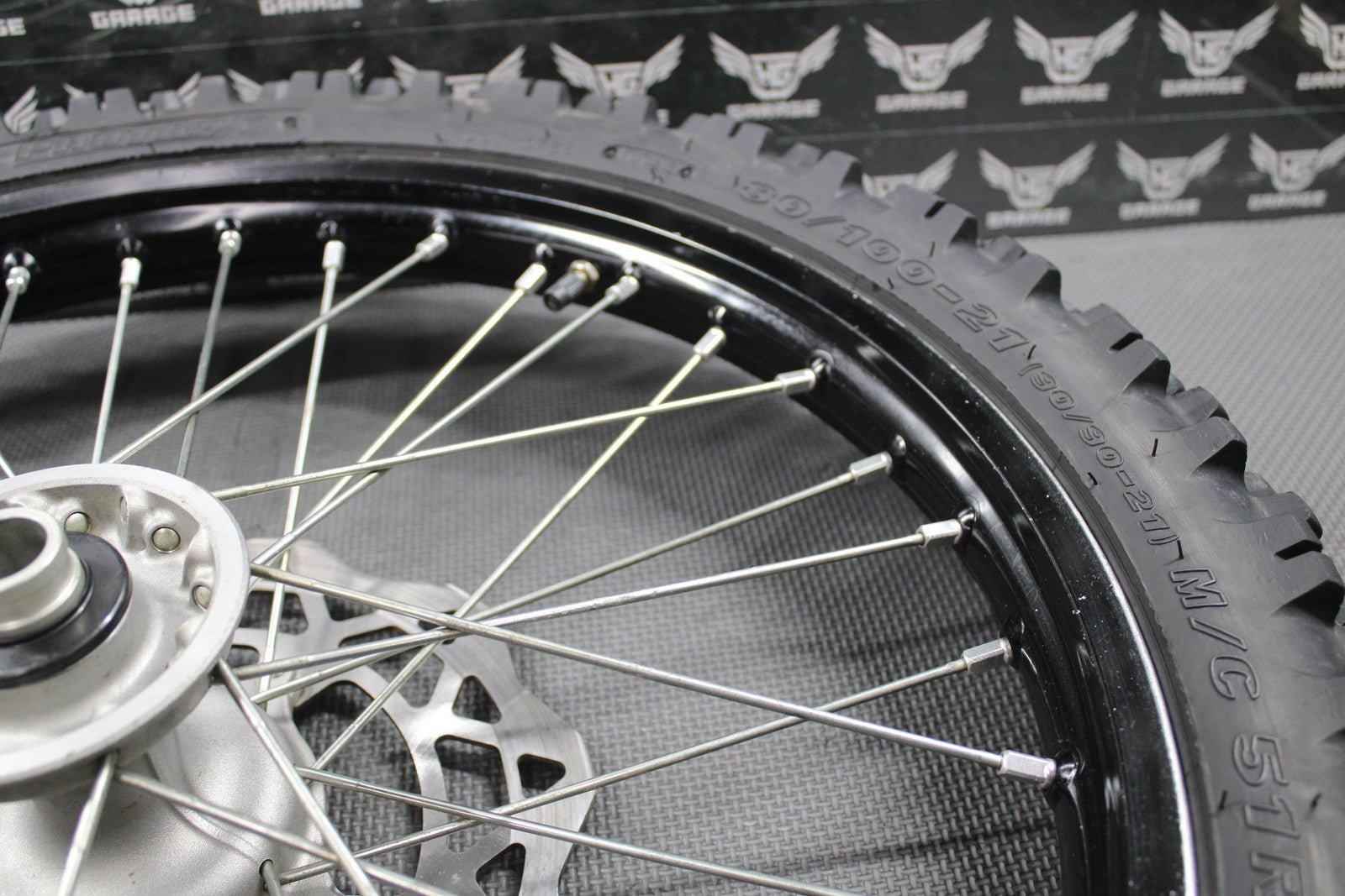 2019 SUZUKI 19 - 20 RMZ250 RMZ450 OEM FRONT WHEEL RIM HUB TIRE 54100 - 37K00 GOOD! - hggarage