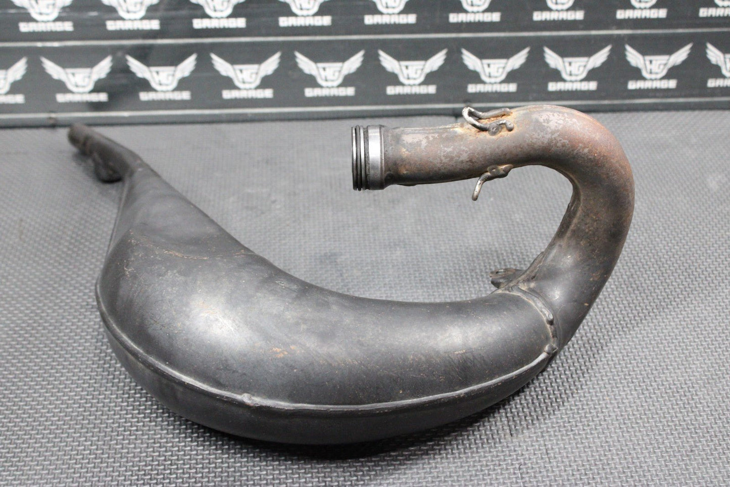 2007 YAMAHA YZ85 OEM EXHAUST PIPE HEADER EXPANSION CHAMBER 5PA - 14610 - 00 - 00 - hggarage