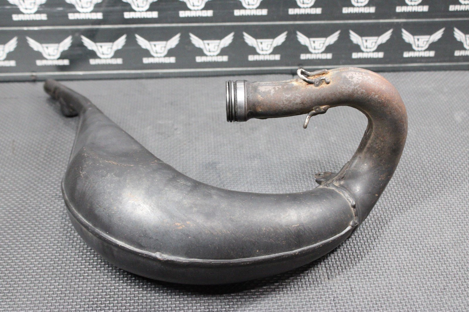 2007 YAMAHA YZ85 OEM EXHAUST PIPE HEADER EXPANSION CHAMBER 5PA - 14610 - 00 - 00 - hggarage