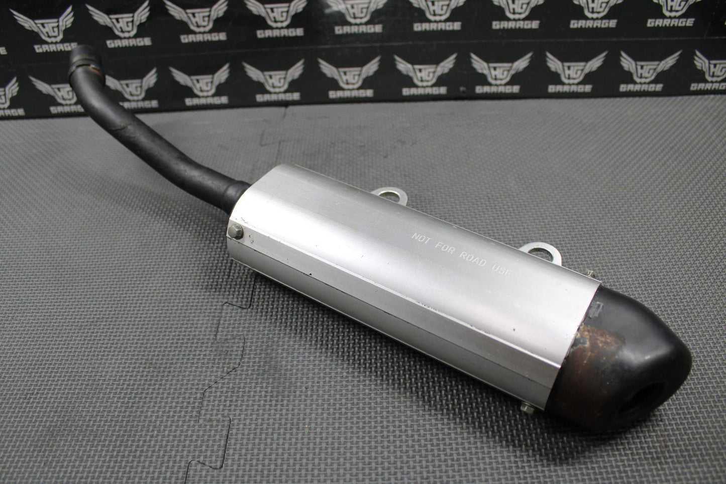 2003 03 - 05 KAWASAKI KX125 OEM MUFFLER EXHAUST SILENCER SLIP ON PIPE 18100 - 0003 - hggarage