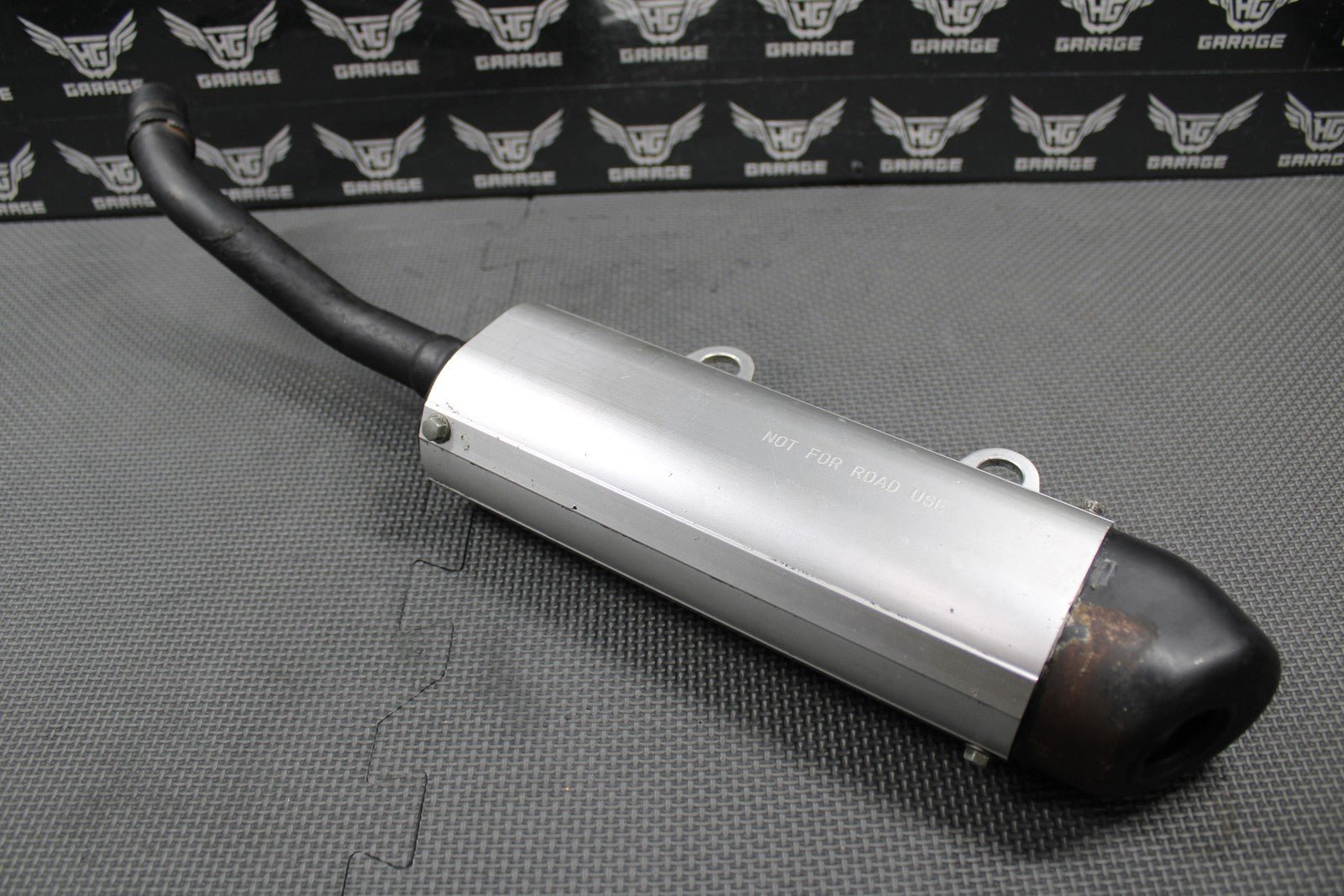2003 03 - 05 KAWASAKI KX125 OEM MUFFLER EXHAUST SILENCER SLIP ON PIPE 18100 - 0003 - hggarage