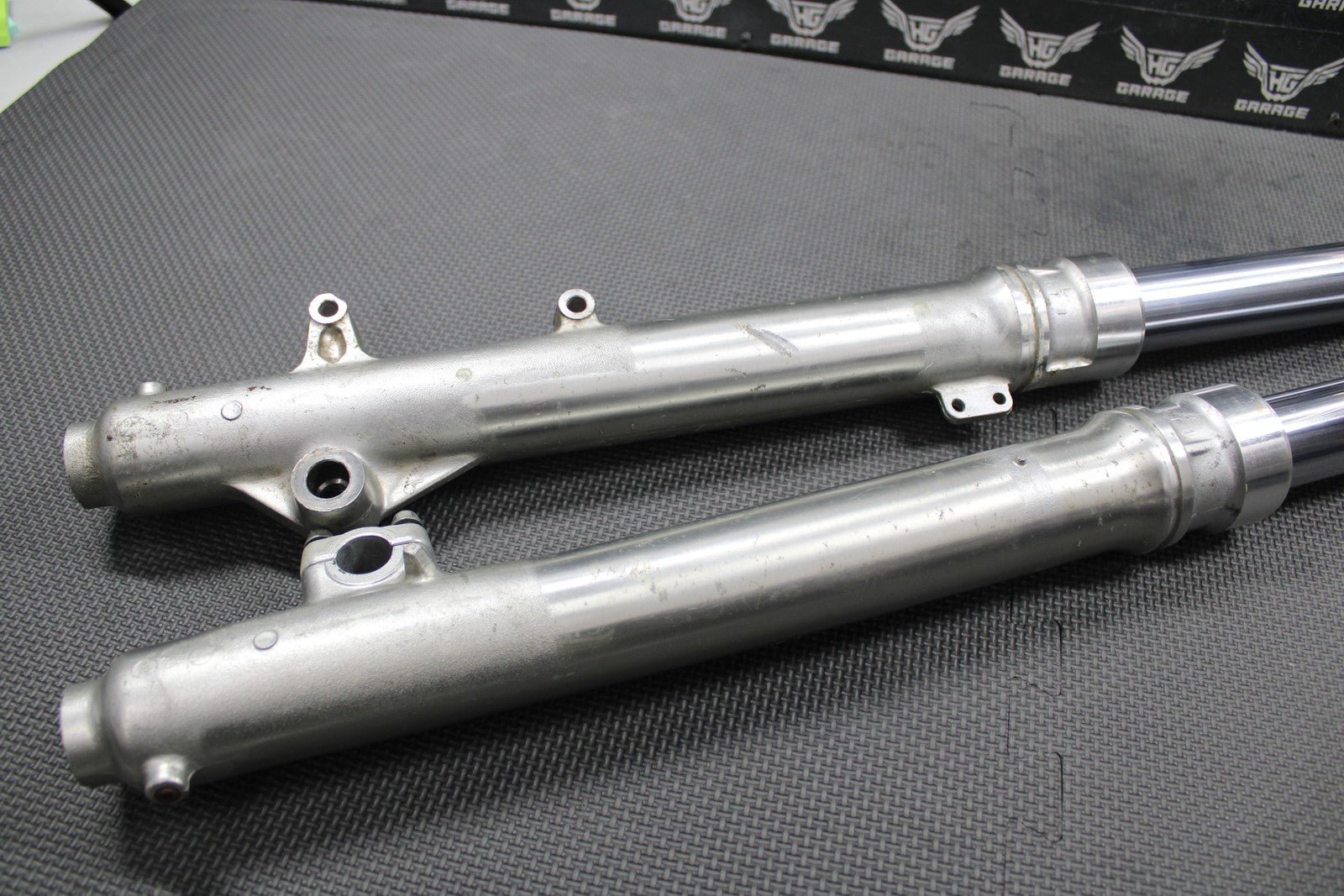 1991 91 - 93 HONDA XR250R OEM RIGHT LEFT FRONT SUSPENSION FORKS SHOCKS GOOD! - hggarage