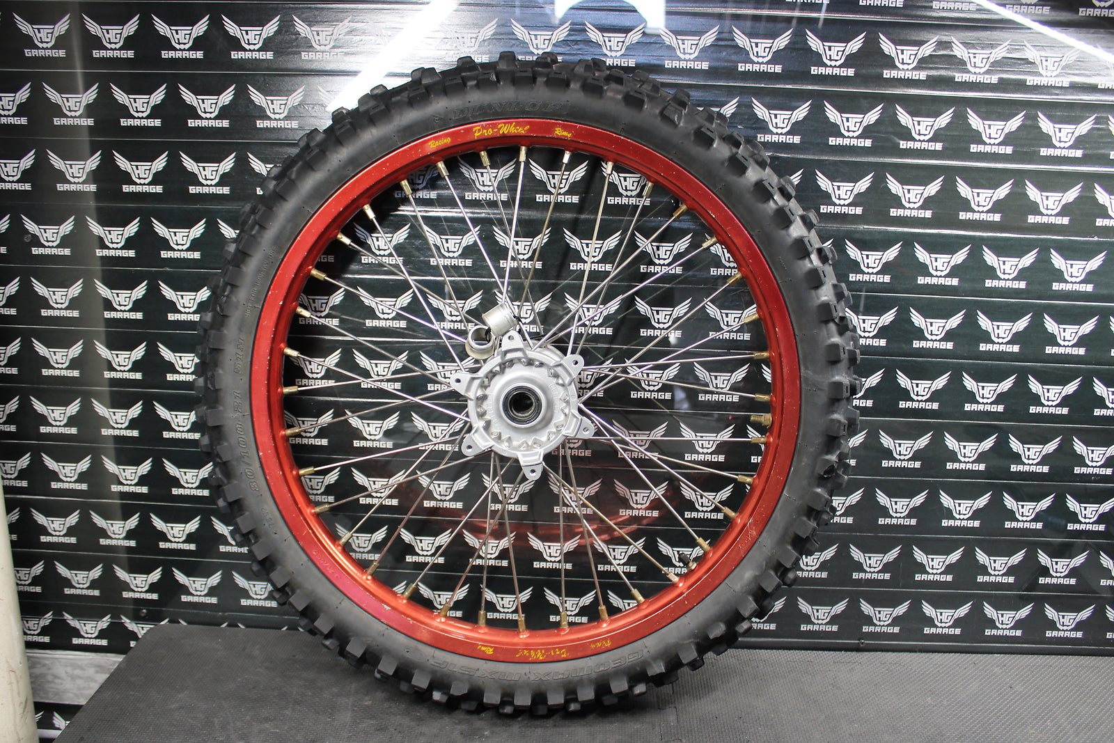 2006 YAMAHA YZ250F YZ426F YZ450F RED PRO WHEEL OEM HUB FRONT WHEEL RIM TIRE - hggarage