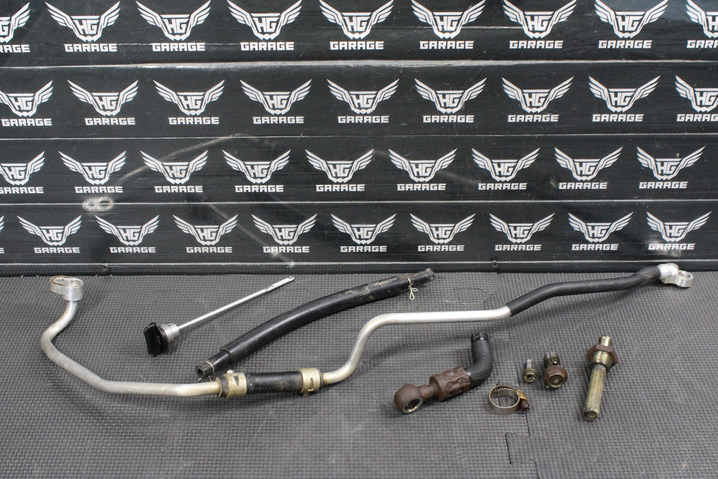 2000 SUZUKI 00 - 04 DRZ400 DRZ400E OEM ENGINE OIL TANK RH LH HOSE LINES 16470 - 29F0 - hggarage