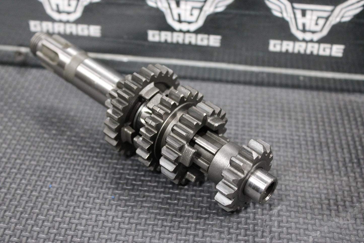 2005 KAWASAKI 03 - 06 KLX125 OEM ENGINE TRANSMISSION TRANNY GEABROX SHIFT FORKS - hggarage