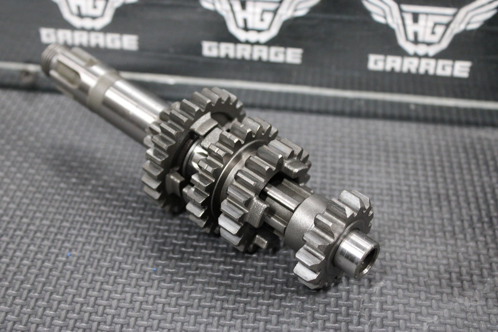 2005 KAWASAKI 03 - 06 KLX125 OEM ENGINE TRANSMISSION TRANNY GEABROX SHIFT FORKS - hggarage