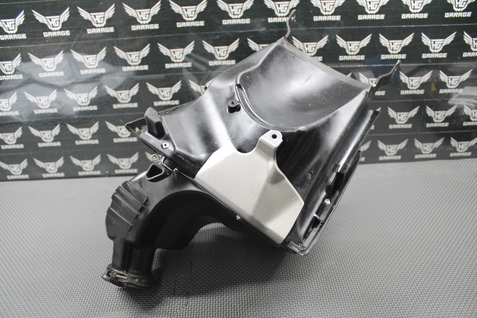 2008 HONDA CRF250R OEM AIRBOX AIR CLEANER FILTER BOX CASE INTAKE BOOT NICE! - hggarage