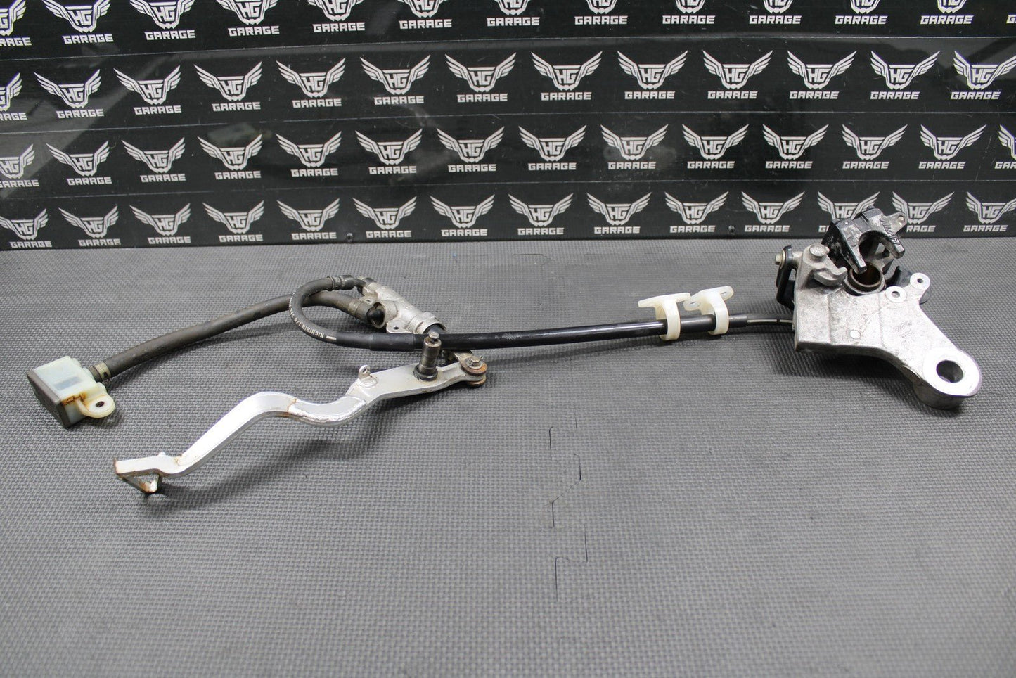 2009 KAWASAKI 2009 2010 KLX250SF OEM NISSIN REAR BACK BRAKE CALIPER MASTER LEVER - hggarage
