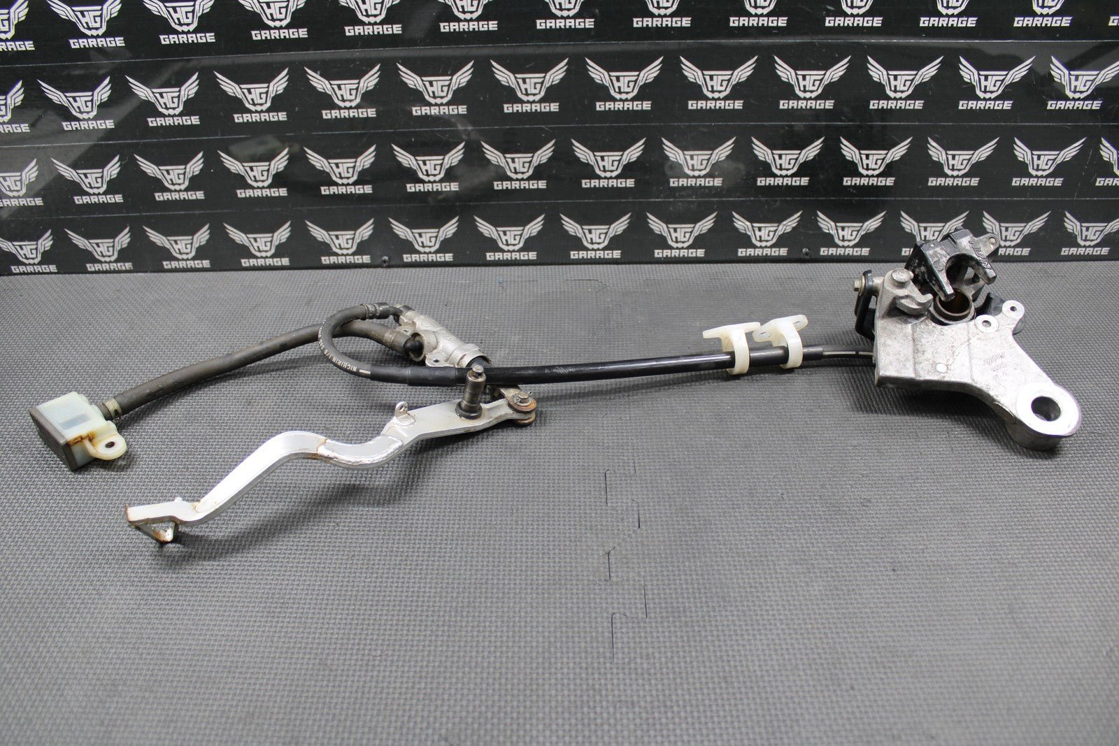 2009 KAWASAKI 2009 2010 KLX250SF OEM NISSIN REAR BACK BRAKE CALIPER MASTER LEVER - hggarage