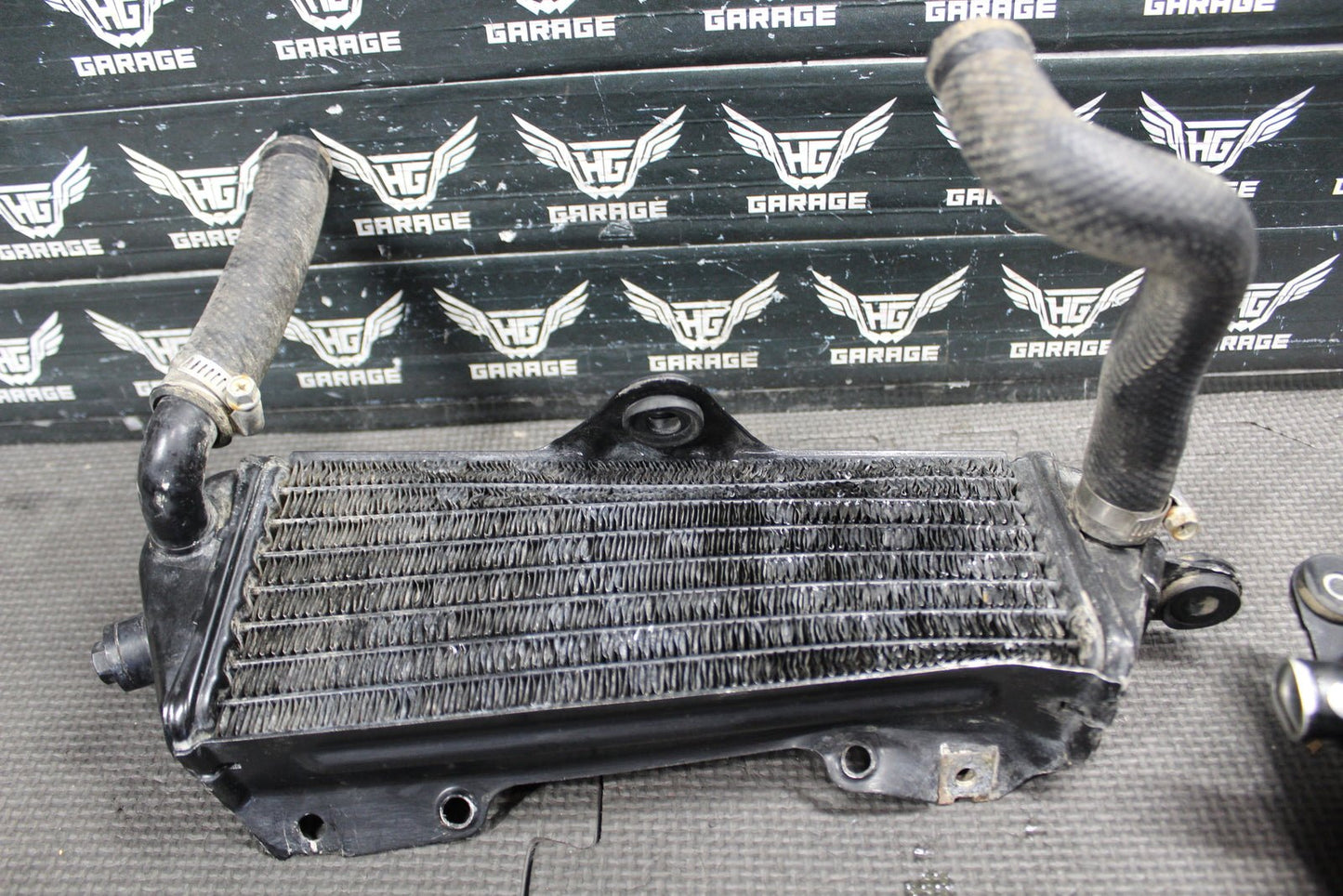 1989 89 - 94 KAWASAKI KDX200 OEM RADIATORS LEFT RIGHT COOLING COOLER RADIATOR - hggarage