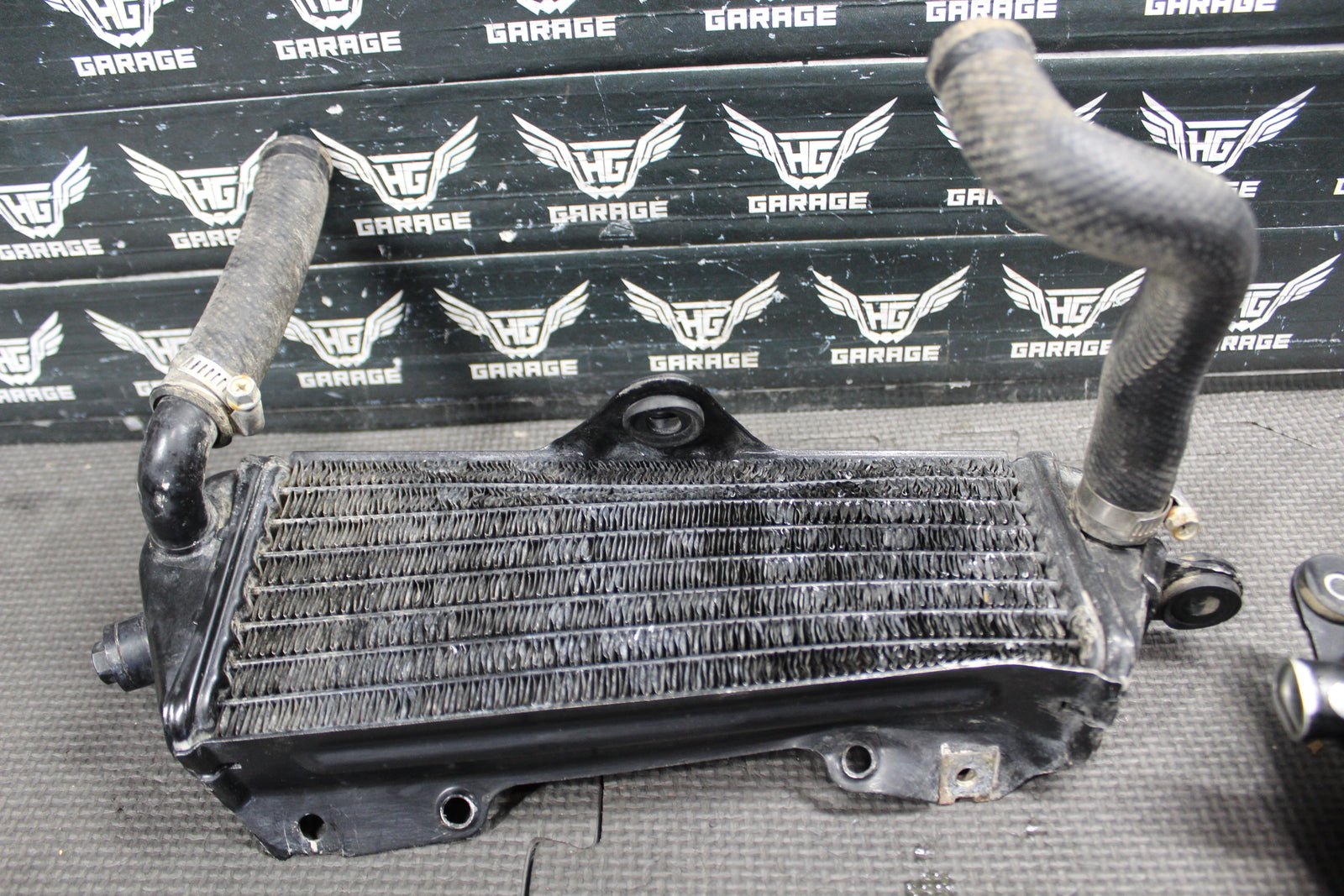 1989 89 - 94 KAWASAKI KDX200 OEM RADIATORS LEFT RIGHT COOLING COOLER RADIATOR - hggarage