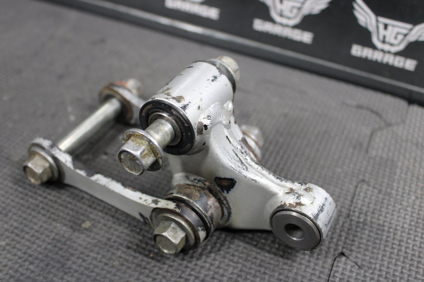 2000 Kawasaki KX65 OEM Rear Shock Linkage Links 39002 - 1056 46102 - 1433 - hggarage
