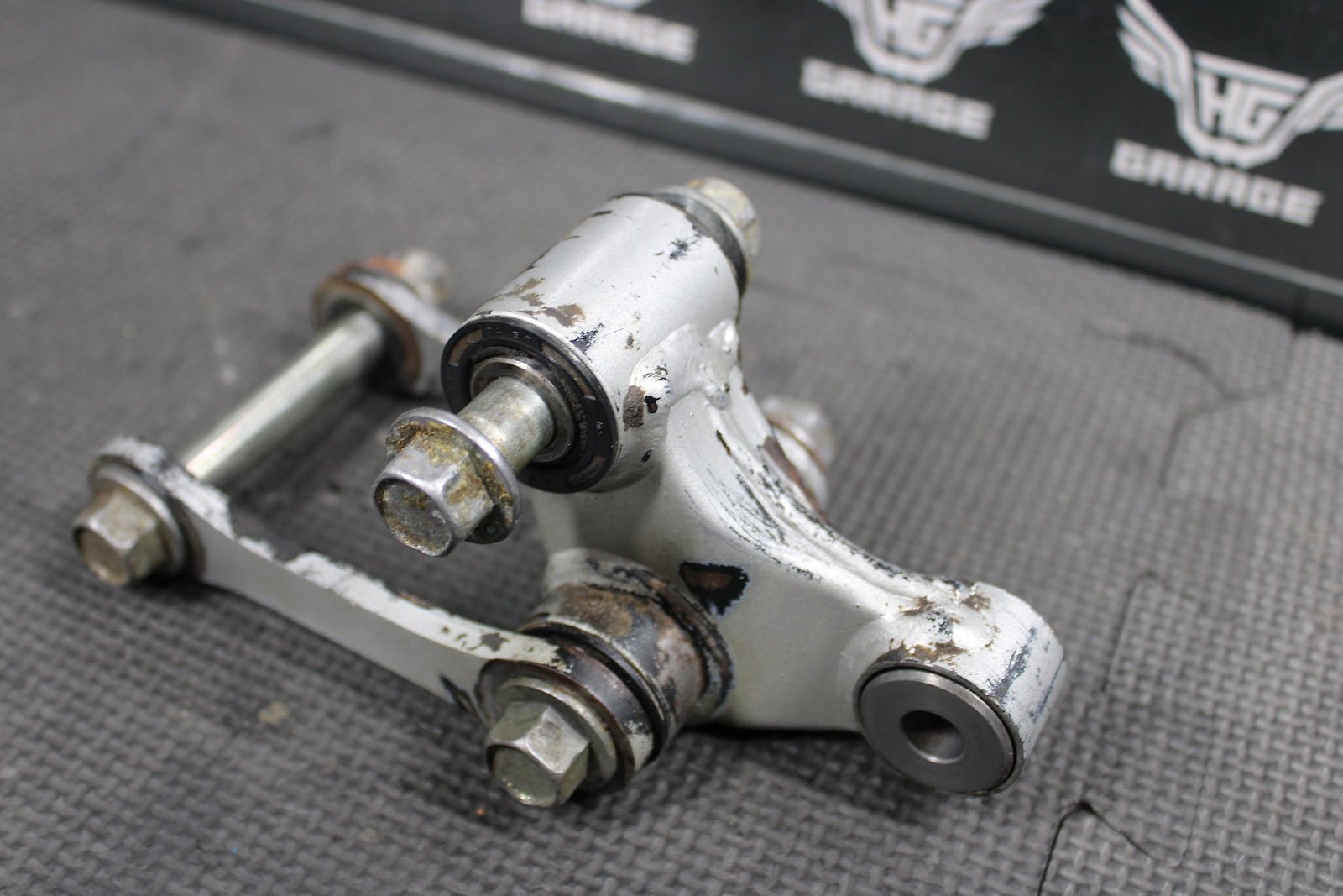 2000 Kawasaki KX65 OEM Rear Shock Linkage Links 39002 - 1056 46102 - 1433 - hggarage