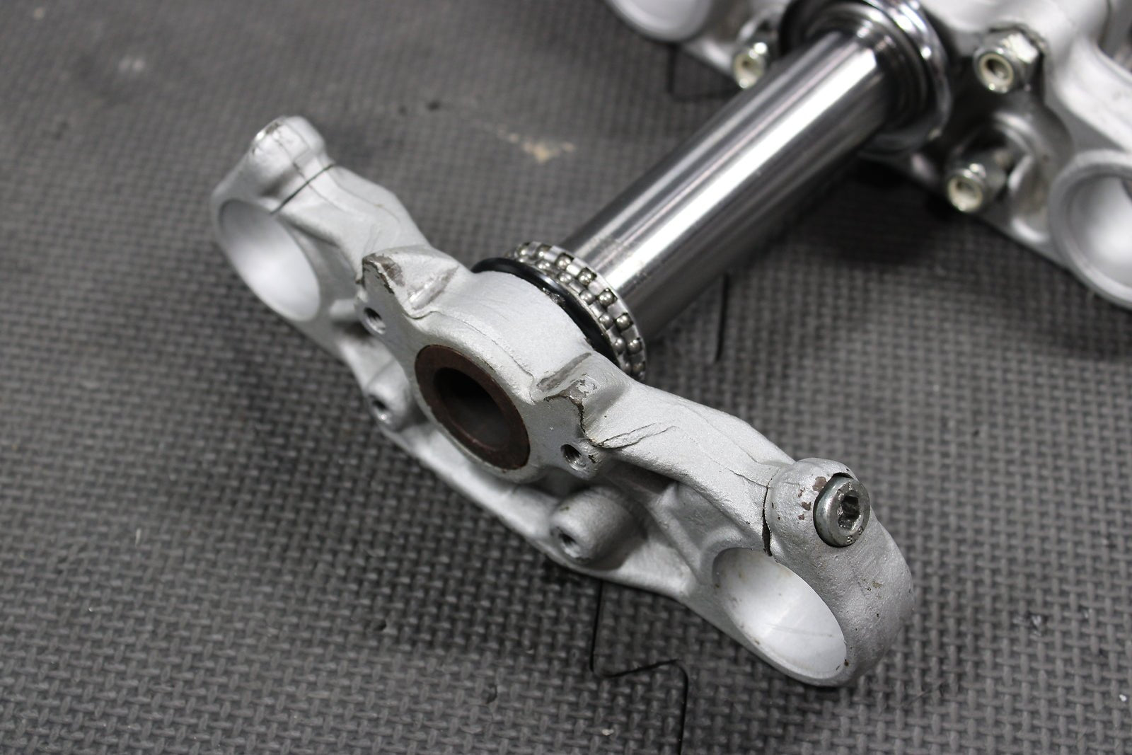 2000 KTM 50SX Junior OEM Front Forks Lower Upper Triple Tree Stem Clamp 45001032 - hggarage