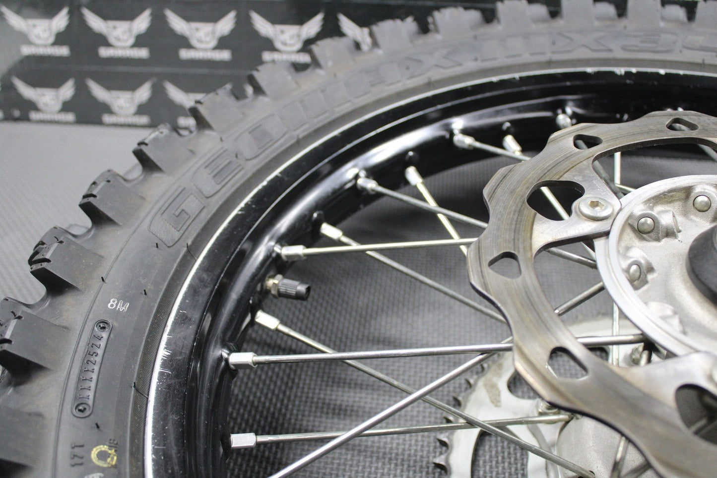 2019 2020 SUZUKI RMZ250 OEM DID REAR BACK WHEEL RIM HUB TIRE 19 x 1.85 GOOD! - hggarage
