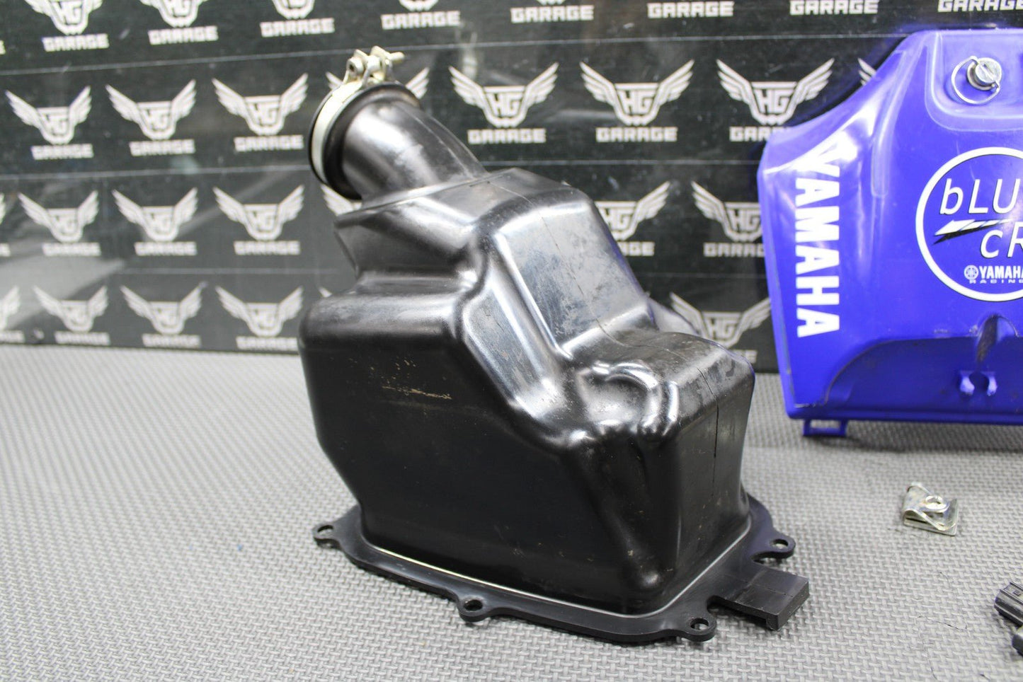 2019 2020 YAMAHA YZ250F OEM AIRBOX AIR CLEANER INTAKE BOOT FILTER CAGE & PARTS - hggarage