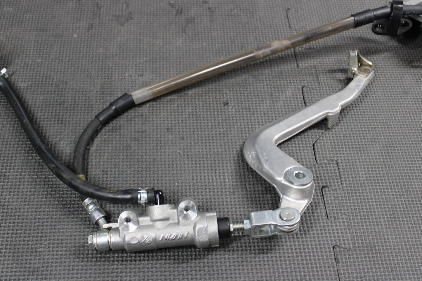 2020 KAWASAKI KX100 BIGWHEEL OEM NISSIN REAR BACK BRAKE CALIPER MASTER CYLINDER - hggarage