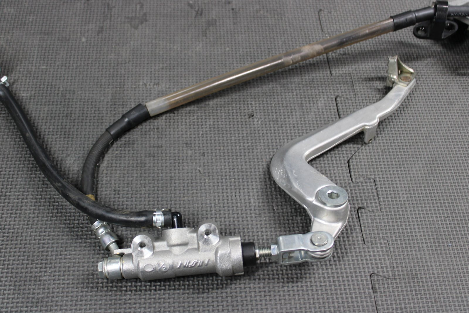 2020 KAWASAKI KX100 BIGWHEEL OEM NISSIN REAR BACK BRAKE CALIPER MASTER CYLINDER - hggarage