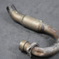 2009 YAMAHA YZ250F FMF POWERBOMB EXHAUST PIPE CHAMBER HEADER CRACKED!