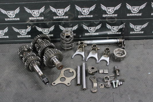 2008 HONDA CRF150R CRF150RB OEM ENGINE TRANSMISSION ASSEMBLY GEARS SHIFT FORKS - hggarage