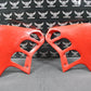 1988 HONDA CR250R OEM LEFT RIGHT TANK RADIATOR SHROUDS PLASTICS 19071 - KS7 - 830ZA - hggarage