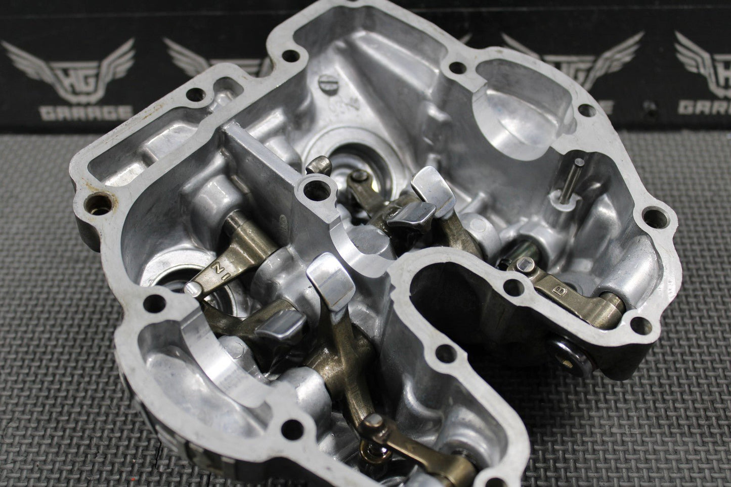 1991 HONDA 88 - 95 XR250R OEM CYLINDER HEAD VALVE COVER ROCKER ARMS TOP END NICE! - hggarage