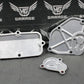 2003 SUZUKI 03 - 06 RM250 OEM EXHAUST POWER VALVE CYLINDER SIDE COVERS COVER SET - hggarage