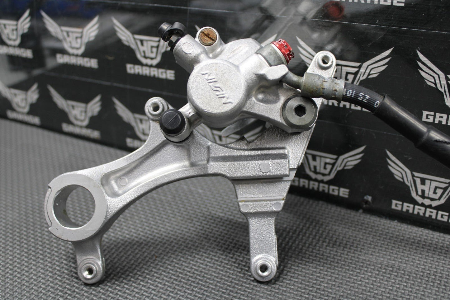 2007 06 - 09 KAWASAKI KX250F REAR BACK BRAKE CALIPER MASTER CYLINDER FORGED LEVER - hggarage