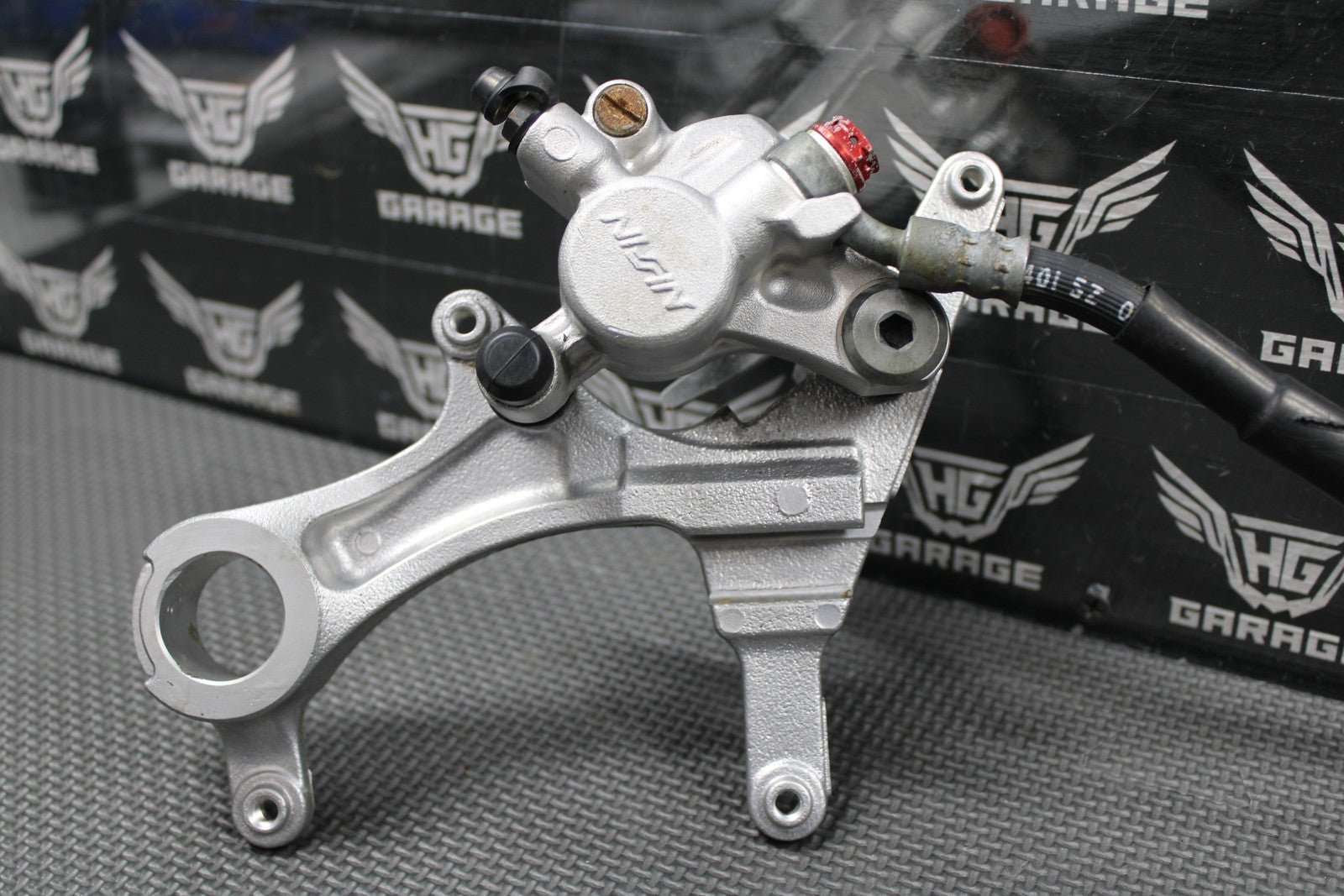 2007 06 - 09 KAWASAKI KX250F REAR BACK BRAKE CALIPER MASTER CYLINDER FORGED LEVER - hggarage