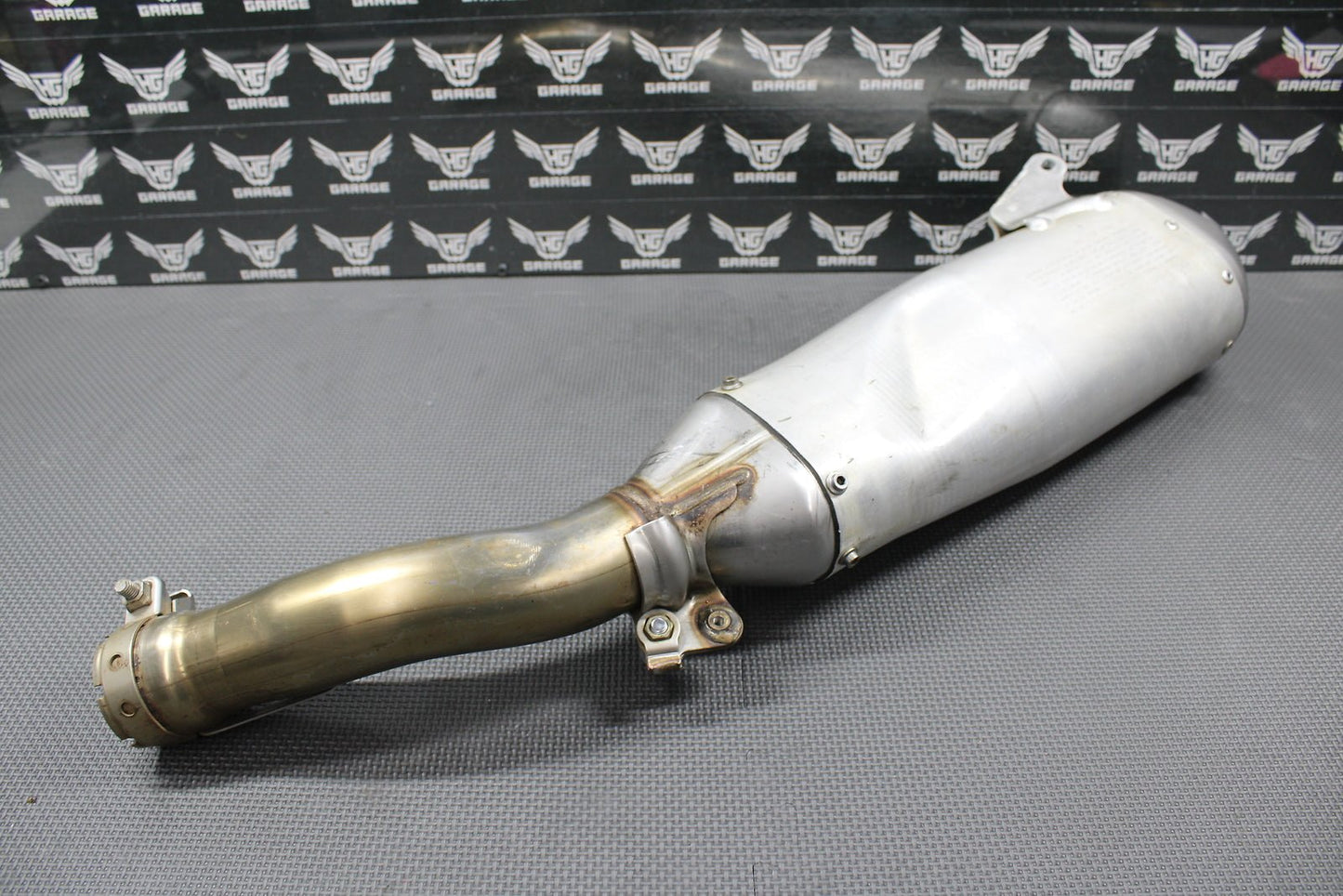 2019 17 - 19 YAMAHA YZ250FX OEM MUFFLER EXHAUST SILENCER SLIP ON PIPE 1SM - 14750 - A0 - hggarage