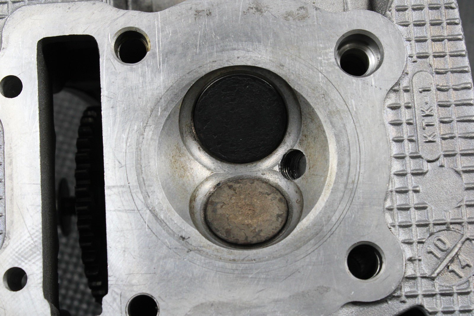 2008 KAWASAKI KLX140 KLX140L OEM ENGINE CYLINDER HEAD CAMSHAFT VALVES CAM TOPEND - hggarage