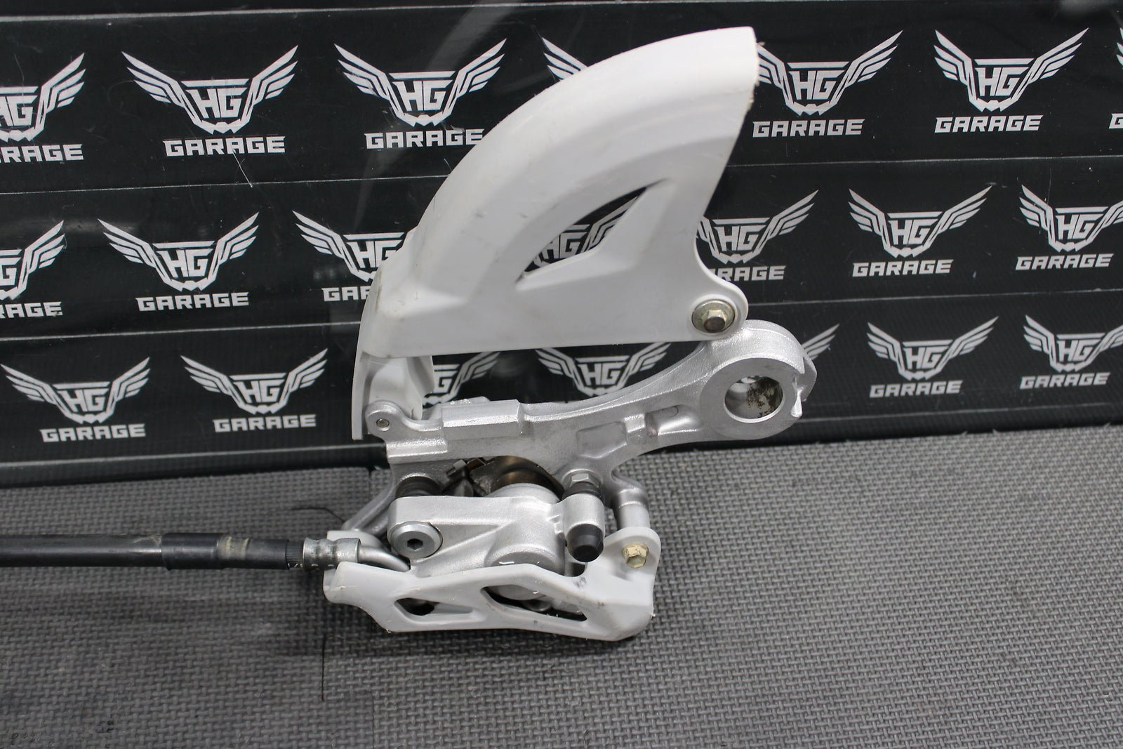 2008 YAMAHA YZ450F OEM NISSIN REAR BACK BRAKE CALIPER MASTER CYLINDER LEVER - hggarage