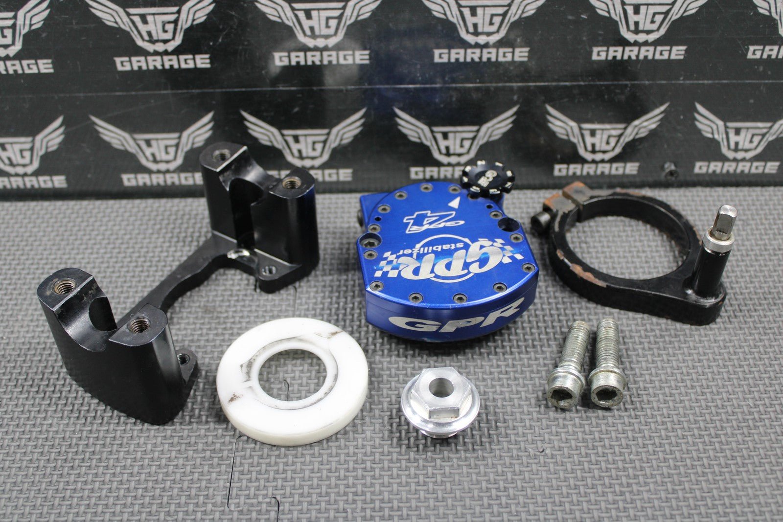 2010 KTM 10 - 15 250 XCF GPR V4 STABILIZER DAMPER TRIPLE CLAMP BAR MOUNT KIT 20MM - hggarage