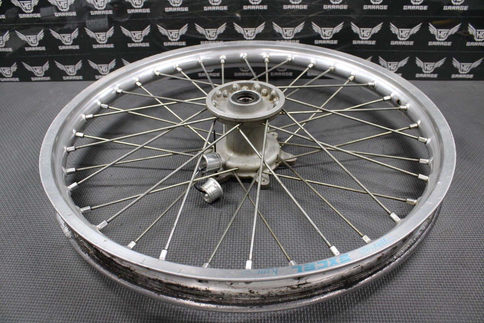 2009 YAMAHA 02 - 11 YZ125 YZ250 YZ250F YZ450F OEM EXCEL FRONT WHEEL RIM HUB 21" - hggarage
