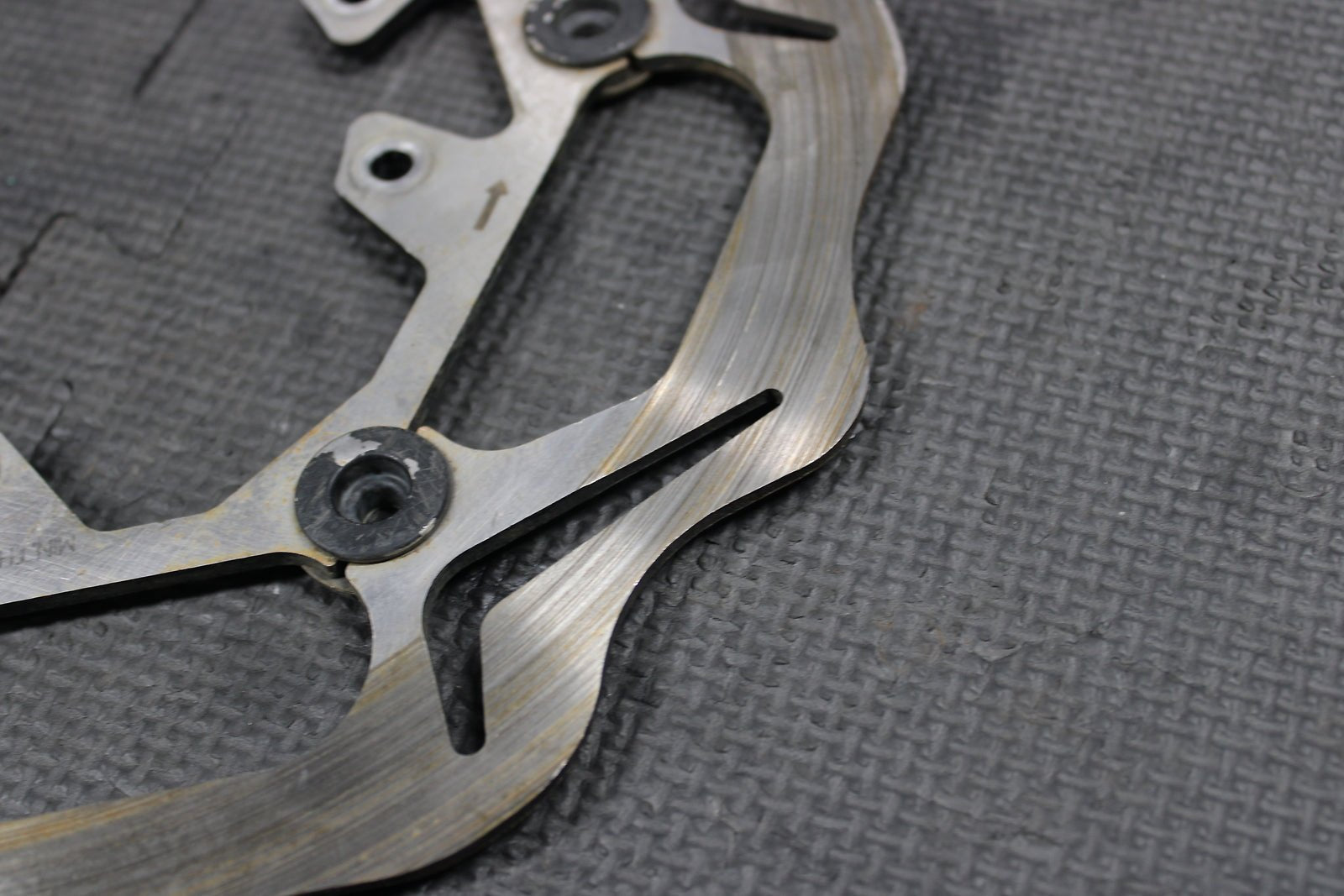 2013 HONDA CRF450R BRAKING OVERSIZED FRONT BRAKE DISC ROTOR BRACKET ASSEMBLY - hggarage