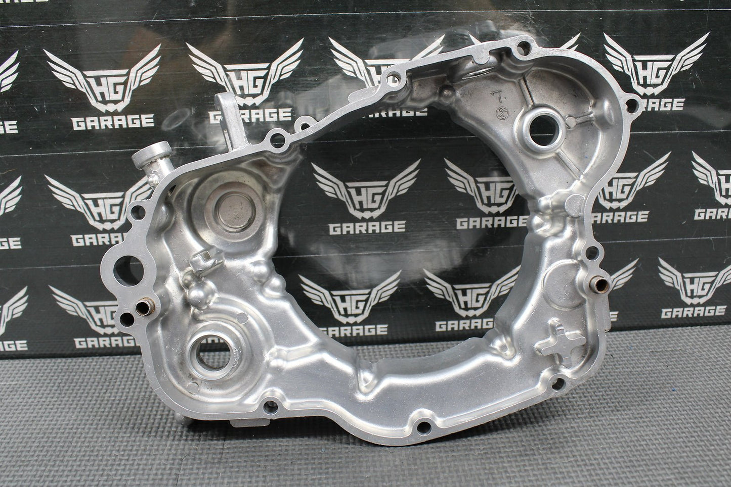1991 KAWASAKI KX125 OEM RIGHT SIDE CRANKCASE INNER CLUTCH COVER 14032 - 1295 GOOD - hggarage