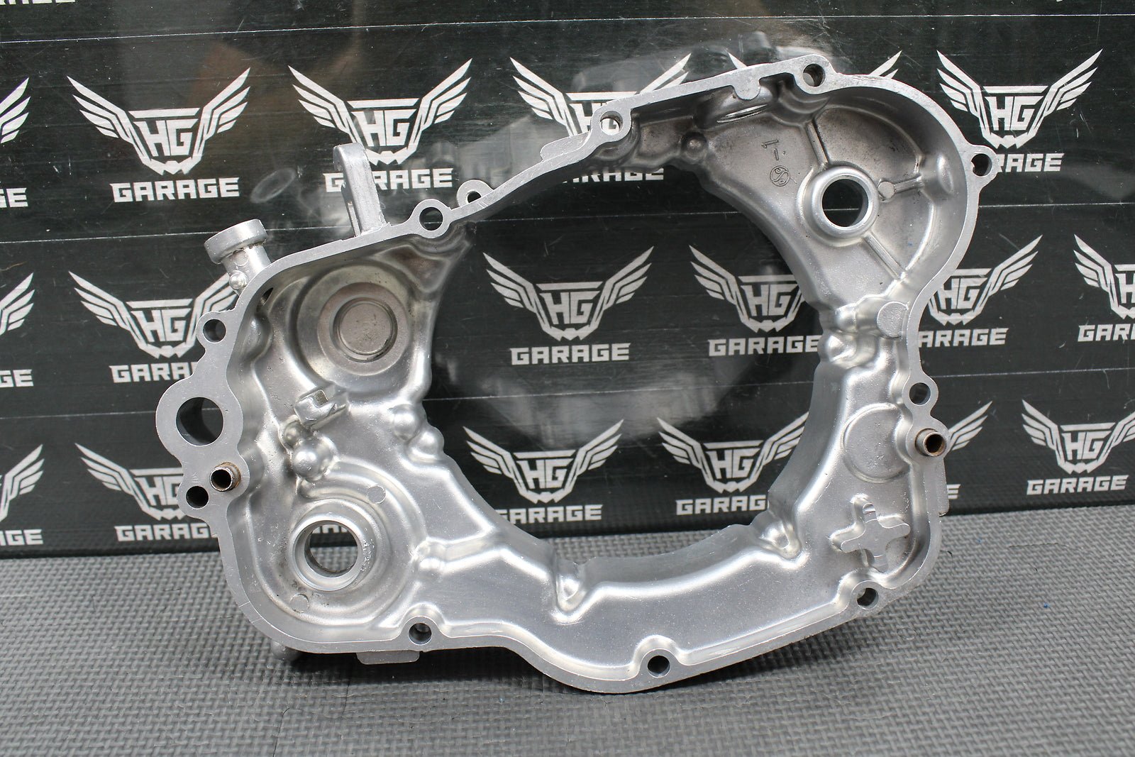 1991 KAWASAKI KX125 OEM RIGHT SIDE CRANKCASE INNER CLUTCH COVER 14032 - 1295 GOOD - hggarage