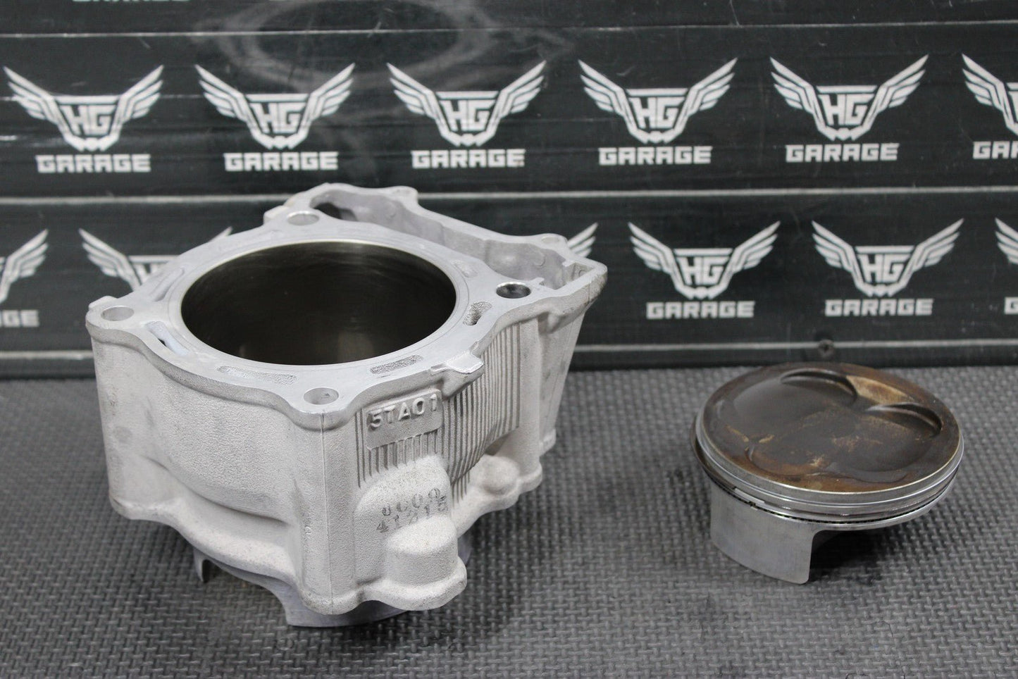 2005 YAMAHA 03 - 05 YZ450F OEM STD 95MM CYLINDER BORE JUG BARREL TOPEND GOOD! - hggarage