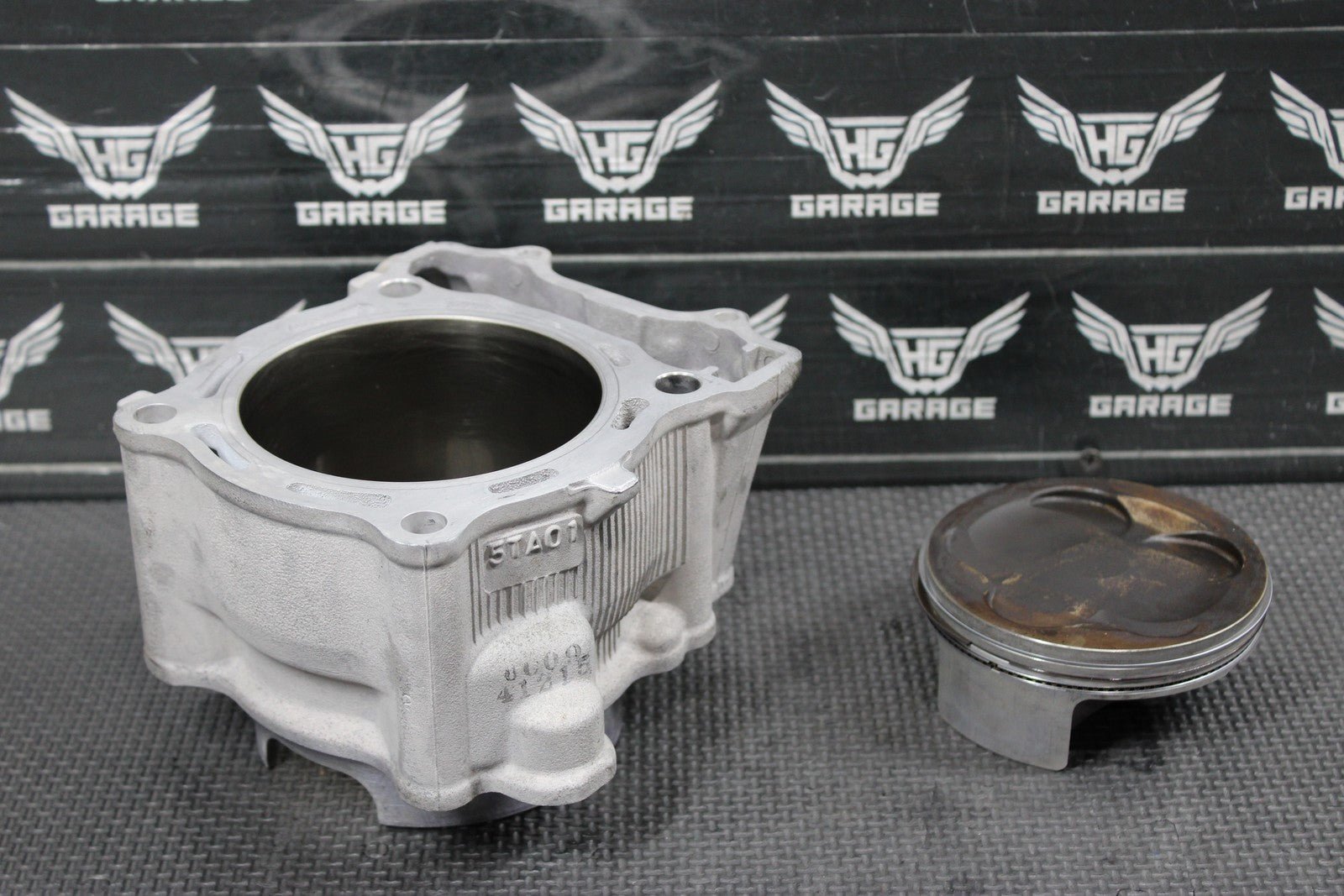 2005 YAMAHA 03 - 05 YZ450F OEM STD 95MM CYLINDER BORE JUG BARREL TOPEND GOOD! - hggarage