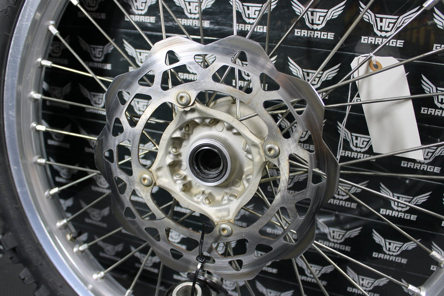2008 SUZUKI RMZ250 RMZ250L OEM EXCEL FRONT WHEEL RIM HUB ASSEMBLY 54100 - 10H0 - hggarage