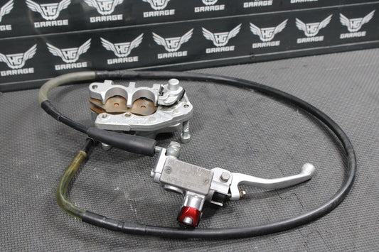 2003 KAWASAKI KX125 KX250 OEM NISSIN FRONT BRAKE CALIPER MASTER CYLINDER ASSEMBL