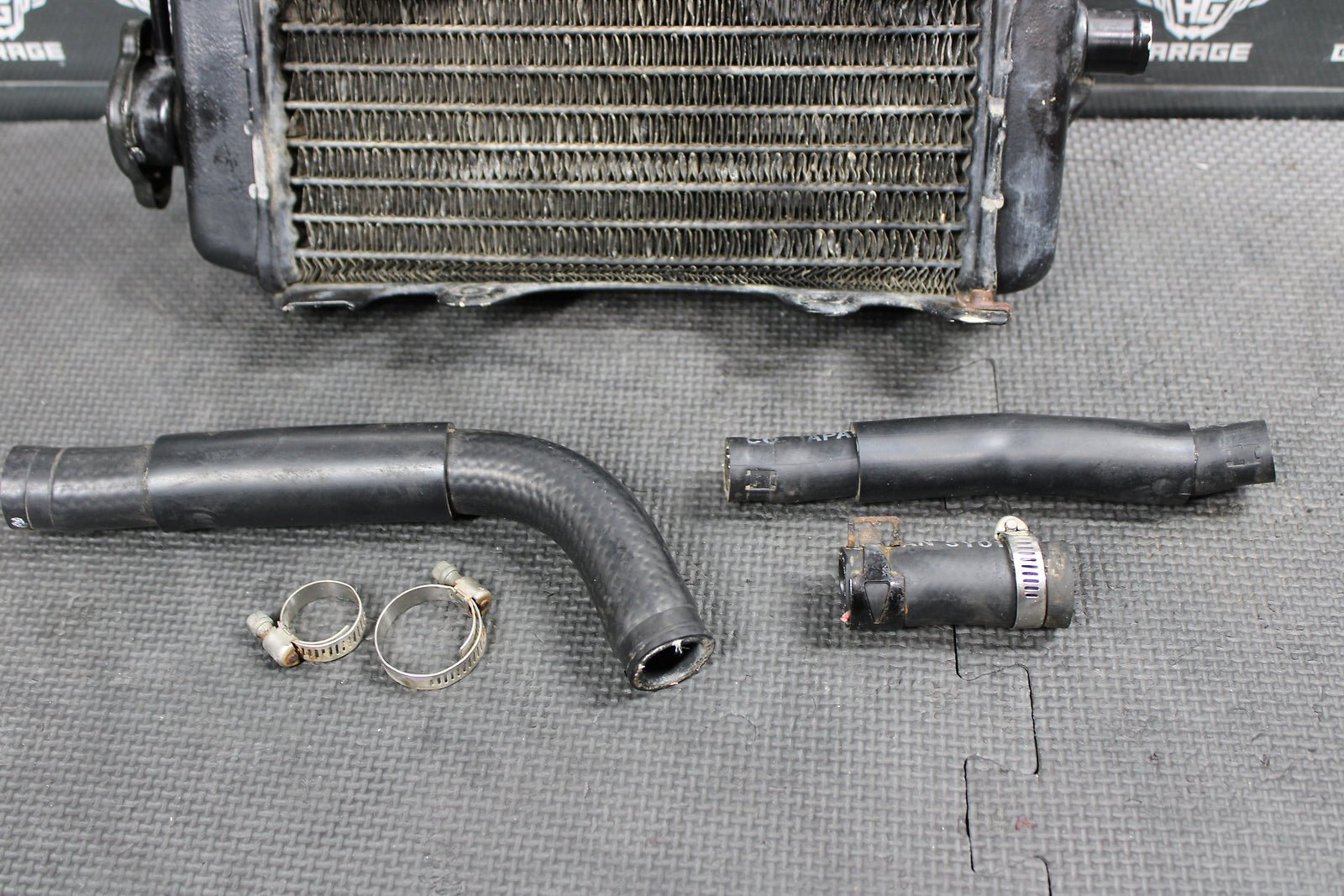 1997 Yamaha YZ125 OEM Right Engine Motor Cooling Cooler Radiator - hggarage