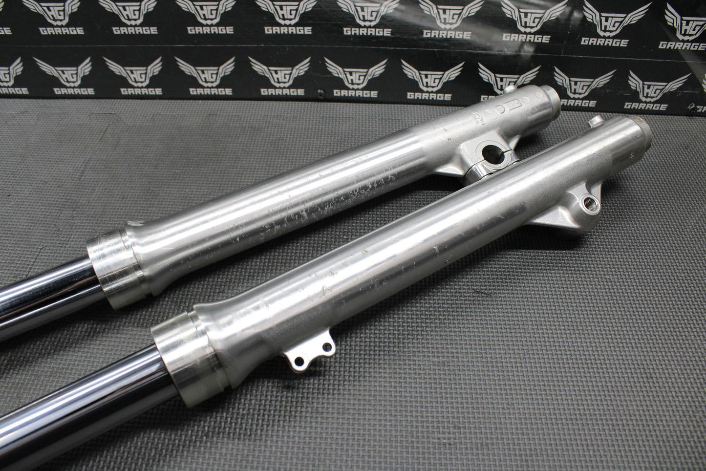 2002 95 - 02 HONDA XR200R OEM RIGHT LEFT FRONT SUSPENSION FORKS SHOCKS DAMPERS - hggarage